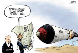 OBAMA AND ISRAEL by Nate Beeler