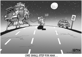 ONE SMALL STEP FOR MAN by RJ Matson