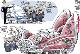 FOOL EFFICIENT by Pat Bagley