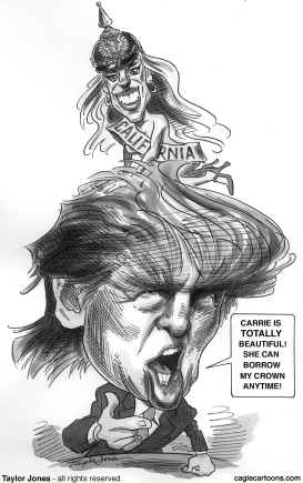 DONALD TRUMP AND MISS CALIFORNIA by Taylor Jones