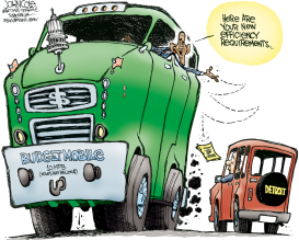 OBAMA FUEL EFIICIENCY by John Cole