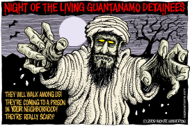 NIGHT OF THE LIVING GUANTANAMO DETAINEES by Wolverton