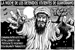 LA NOCHE DE LOS DETENIDOS VIVIENTES DE GUANTANAMO by Wolverton