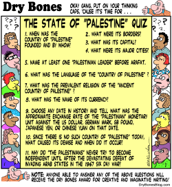 THE PALESTINE QUIZ by Yaakov Kirschen