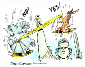 COURT PICKS by Dave Granlund