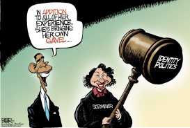 OBAMA AND SOTOMAYOR by Nate Beeler