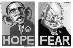 OBAMA VERSUS CHENEY by Taylor Jones