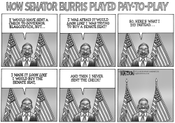 HOW SENATOR BURRIS PLAYED PAY-TO-PLAY by RJ Matson