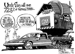 UNCLE SAM OWNS GM by John Darkow