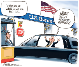 BORDER PROBLEMS FOR PRESIDENT BUSH by Patrick Corrigan