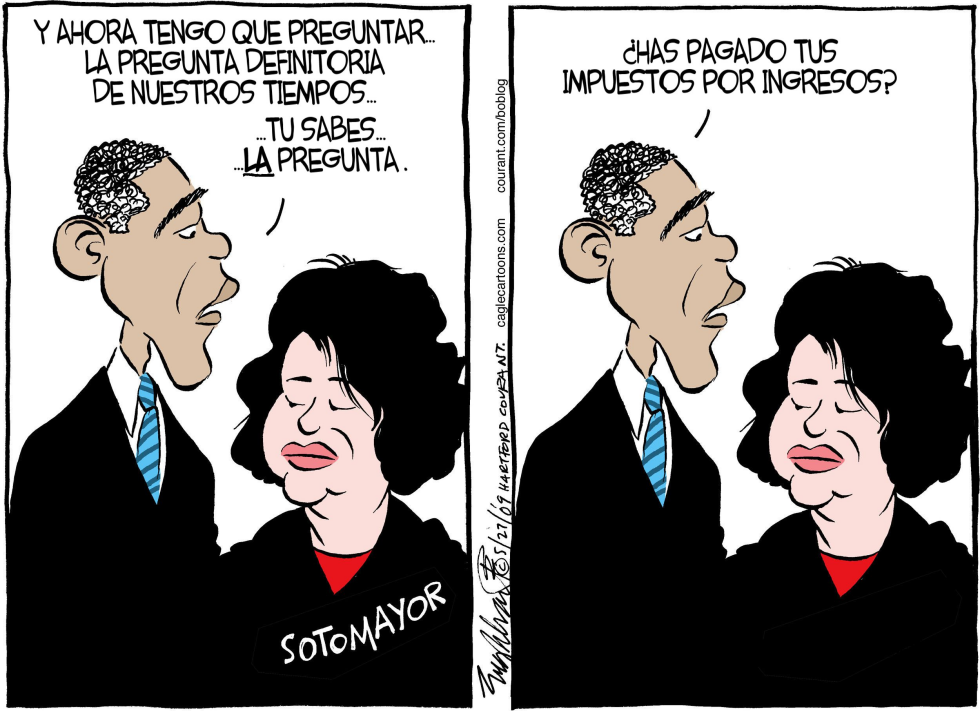  JUEZ SONIA SOTOMAYOR  by Bob Englehart