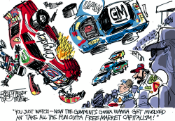 GM AND CHRYSLER by Pat Bagley