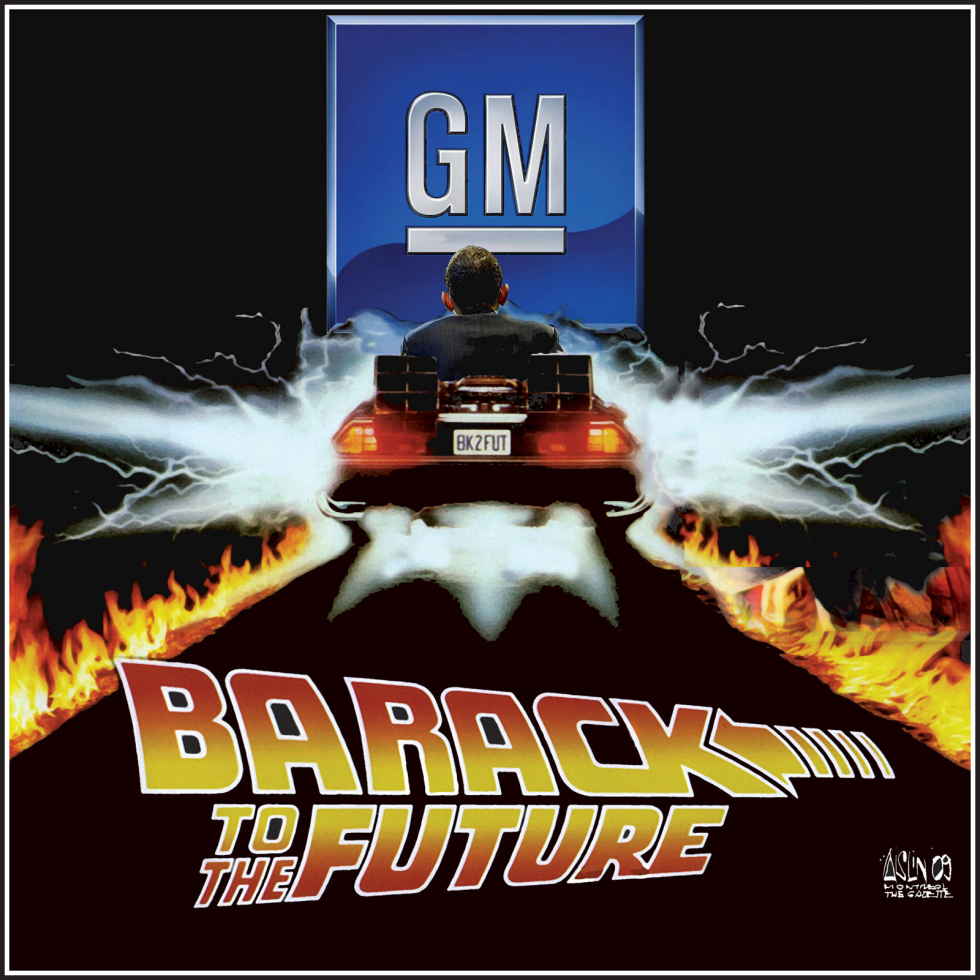  BARACK TO THE FUTURE by Aislin