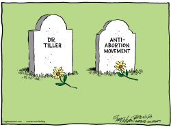 DR GEORGE TILLER by Bob Englehart