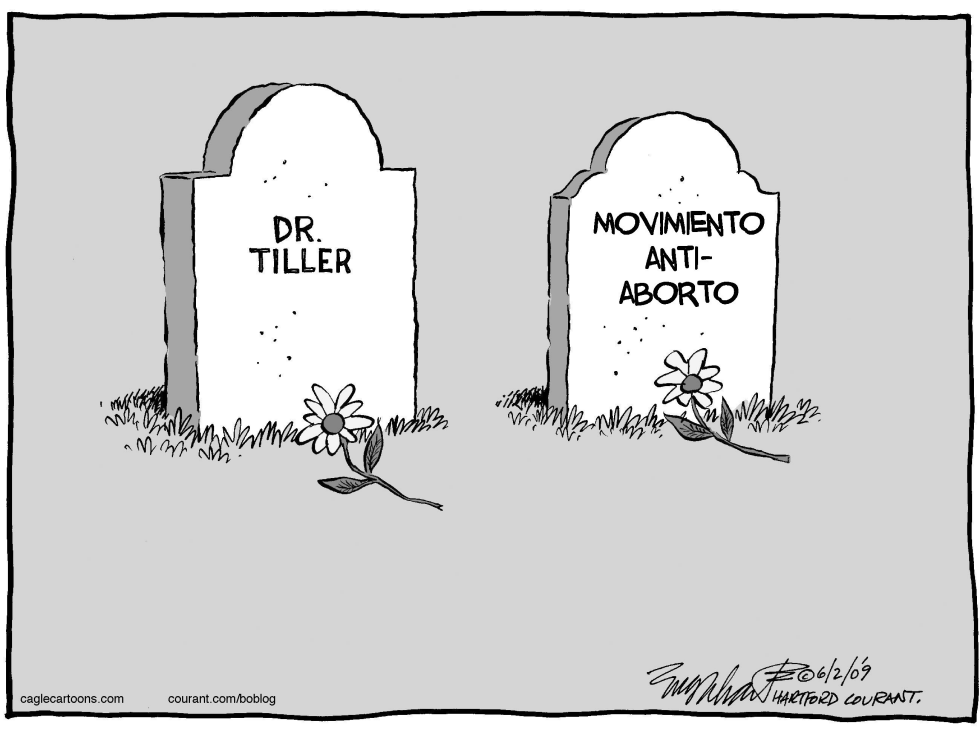  DR. GEORGE TILLER by Bob Englehart