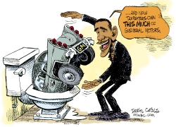 OBAMA AND GENERAL MOTORS by Daryl Cagle