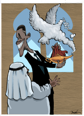 OBAMA Y LA LáMPARA MARAVILLOSA by Dario Castillejos