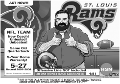 LOCAL MO- ST. LOUIS RAMS FOR SALE by RJ Matson