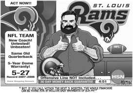 LOCAL MO- ST. LOUIS RAMS FOR SALE by RJ Matson