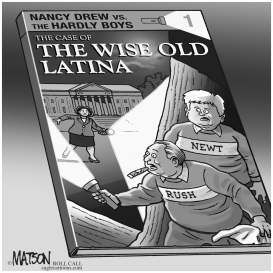 THE CASE OF THE WISE OLD LATINA by RJ Matson