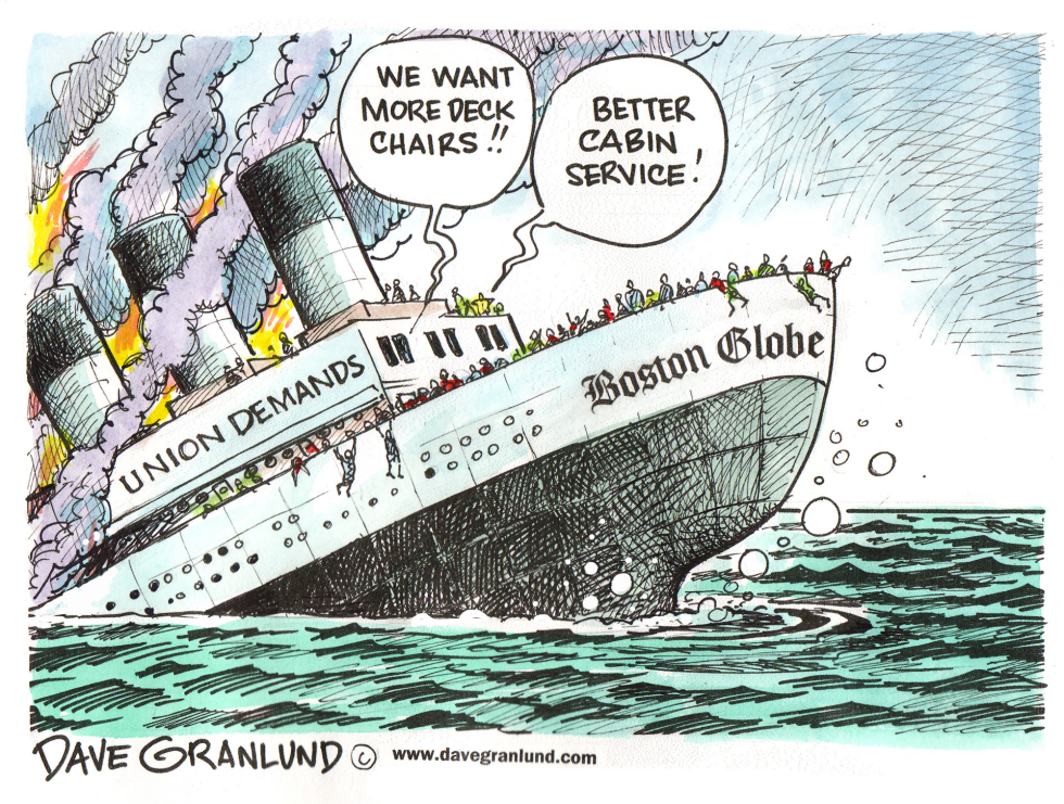  BOSTON GLOBE UNION by Dave Granlund