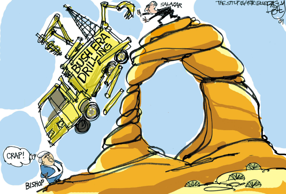  DRILLING IN PARKS by Pat Bagley