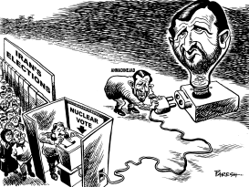 POWER FOR AHMADINEJAD by Paresh Nath