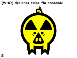 SWINE FLU by Emad Hajjaj