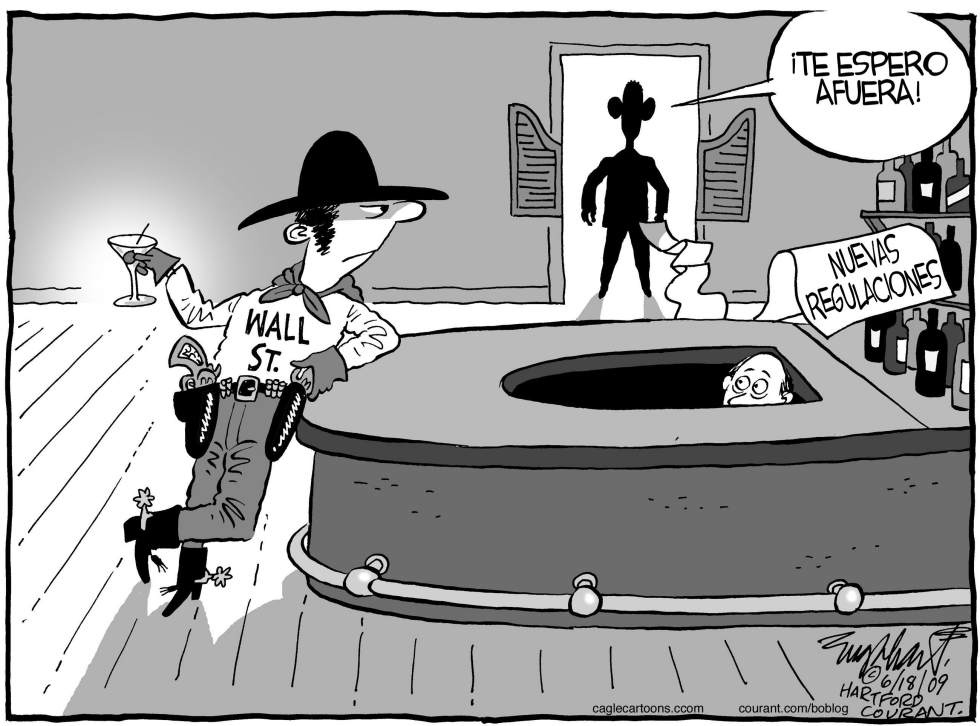  REFORMA PARA WALL STREET by Bob Englehart