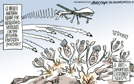 MISGUIDED MISSILES by Mike Keefe