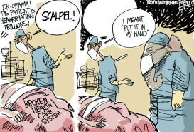 BROKEN HEALTH CARE by Pat Bagley