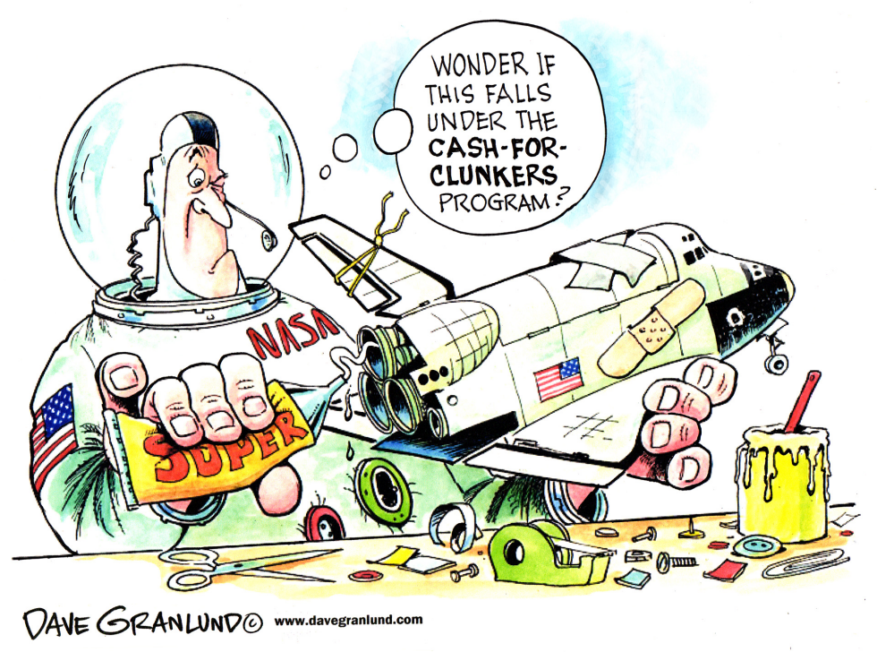  CASH FOR CLUNKERS PROGRAM by Dave Granlund