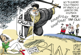 ANIMANDO A IRAN  by Pat Bagley