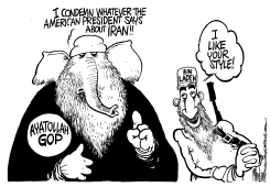 AYATOLLAH GOP by Mike Lane