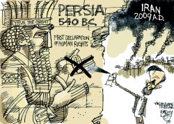 TAGGING IRAN  by Pat Bagley