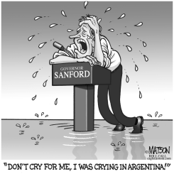 DON'T CRY FOR GOVERNOR SANFORD by RJ Matson