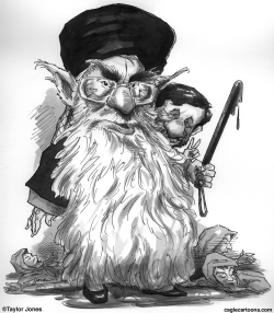 KHAMENEI AND AHMADINEAD by Taylor Jones