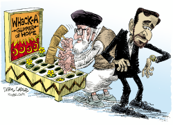 WHACKING HOPE IN IRAN by Daryl Cagle