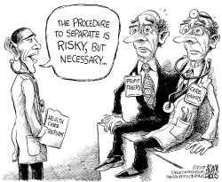 OBAMA HEALTH CARE PROCEDURE by Adam Zyglis