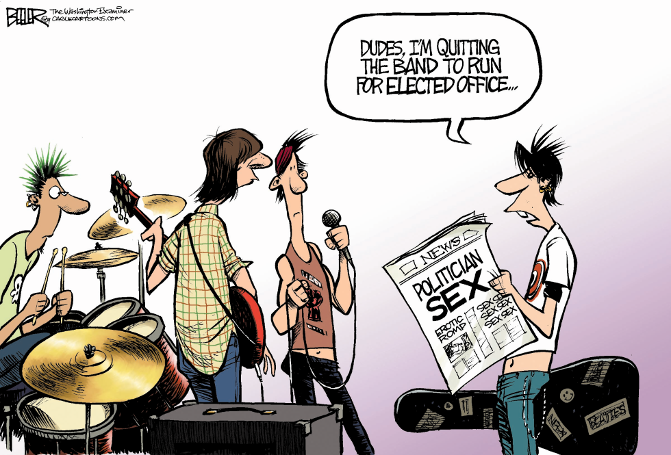  SEX AND POLITICS by Nate Beeler