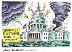 CLIMATE CHANGE BILL DEBATE by Dave Granlund