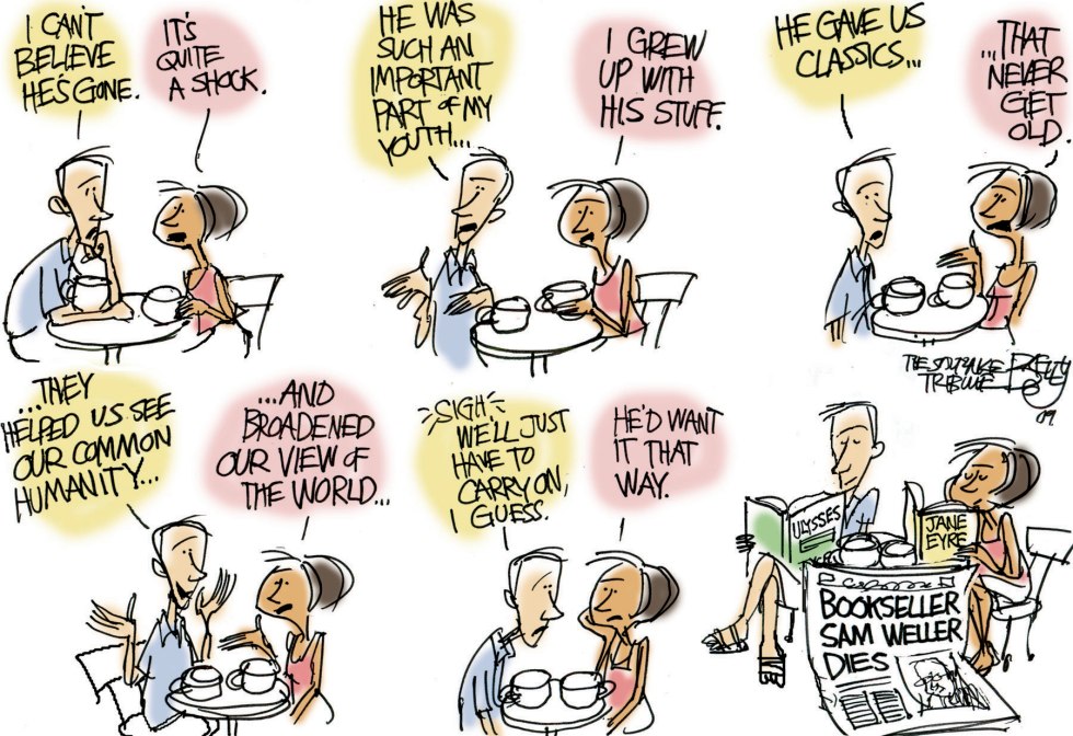  LOCAL PAEAN FOR SAM WELLER by Pat Bagley