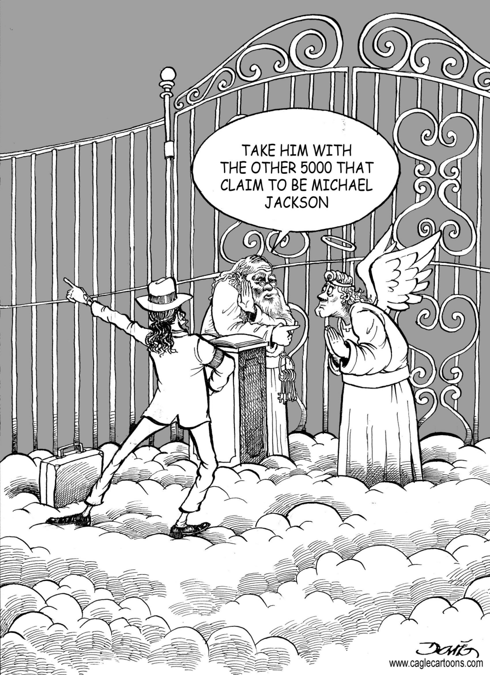  MICHAEL JACKSON IN HEAVEN by Dario Castillejos