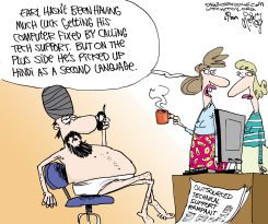 OUTSOURCED TECH SUPPORT by Gary McCoy