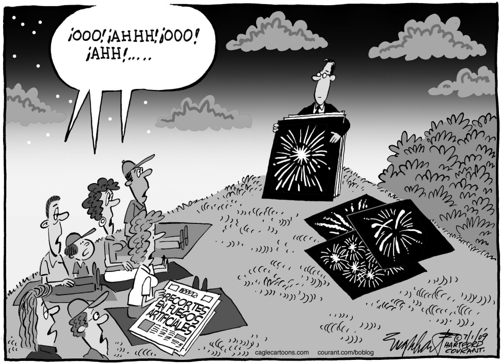  4 DE JULIO by Bob Englehart