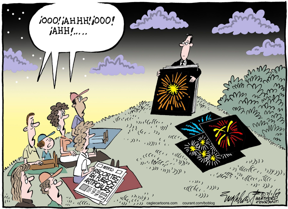  4 DE JULIO  by Bob Englehart