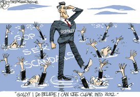 ROMNEY SAVES by Pat Bagley