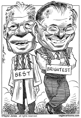 MCNAMARA AND RUMSFELD by Taylor Jones