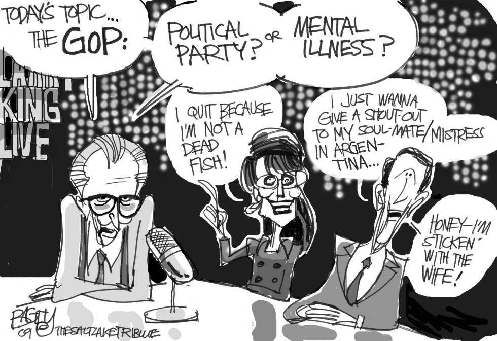  CRAZY OLD PARTY by Pat Bagley