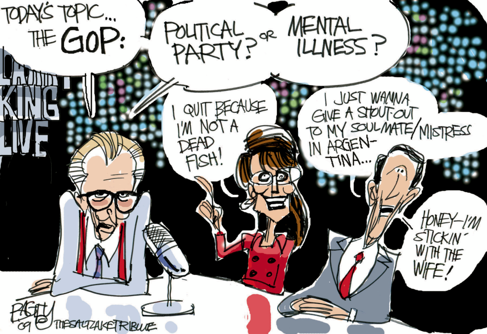   CRAZY OLD PARTY by Pat Bagley